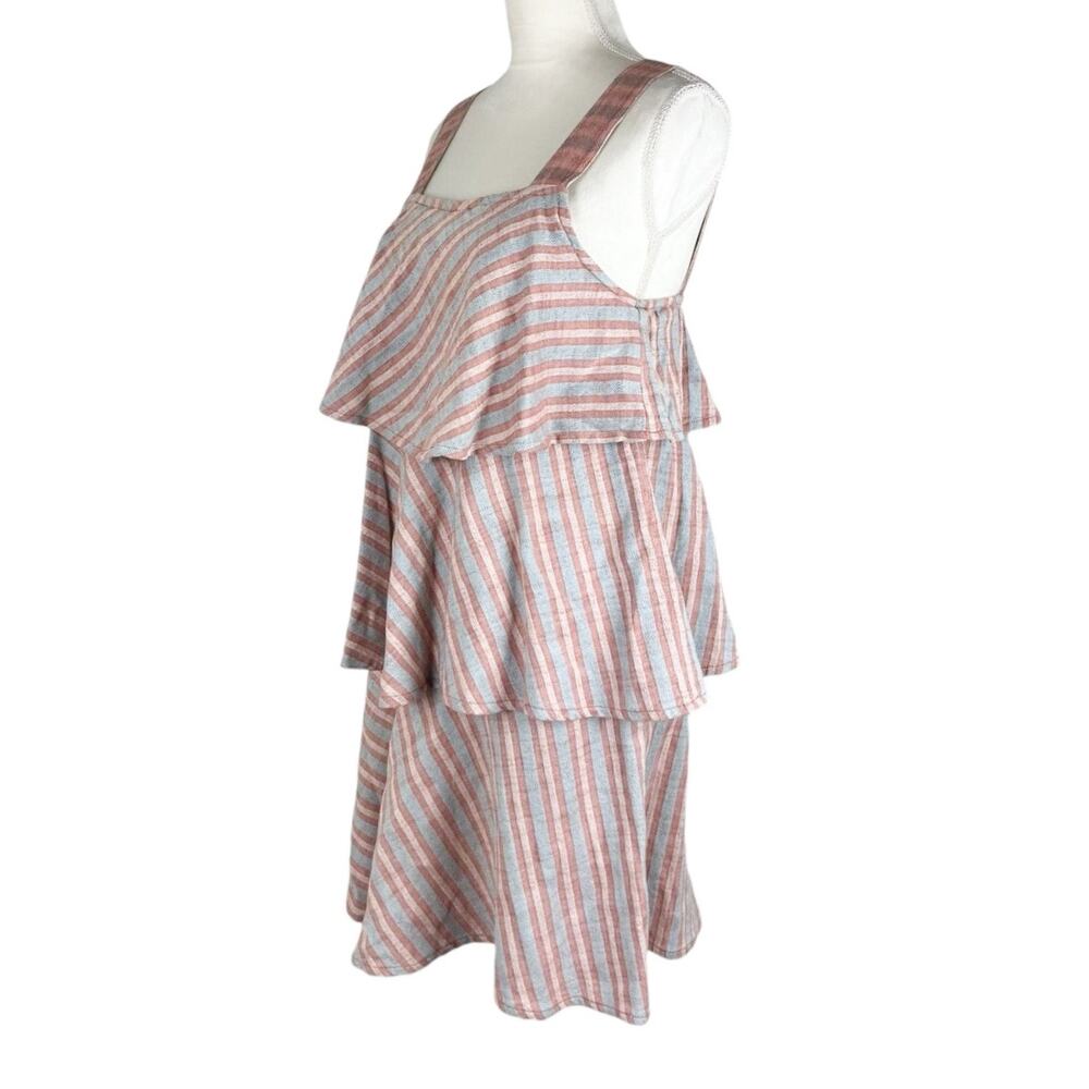 Ace & Jig Simone Tent Dress Dune Artisan Textile Boho Earthy Minimalist Size XS - Picture 6 of 9